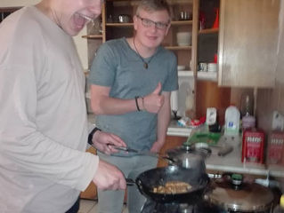 Guests made us dinner