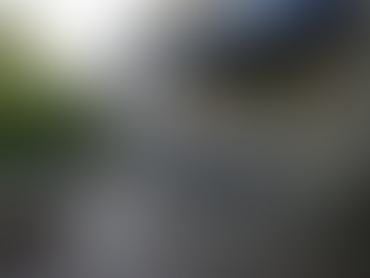 Yorkshire home with awning shaded patio