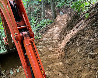 Pisgah Land Solutions Sustainable Trails Building in Brevard, NC