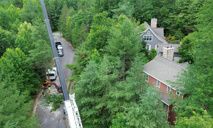 Crane removal in Brevard NC