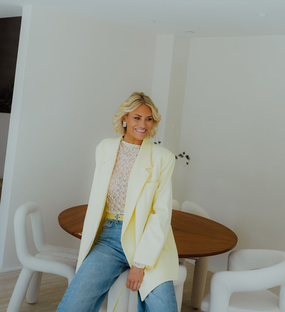 Ina Blazer Yellow