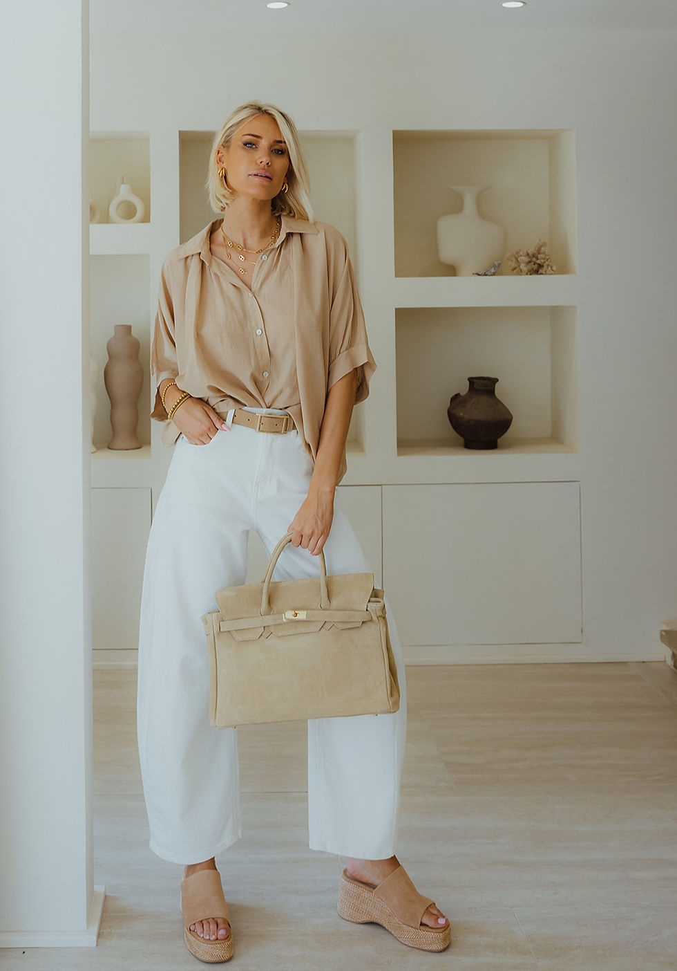 Thumbnail: Harper Blouse Beige