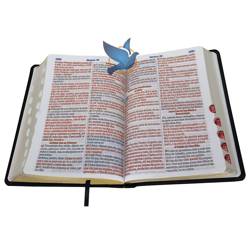 Miniatura: Bíblia Sagrada Hipergigante Carta com Harpa e Índice ARC Revista Almeida 