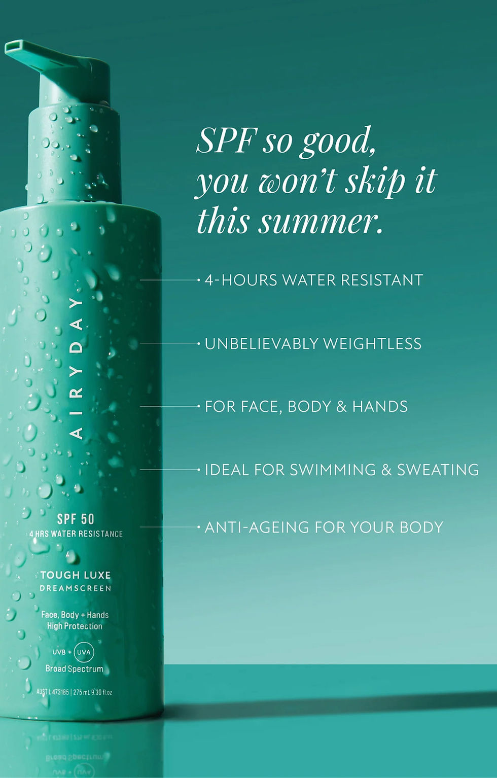 Thumbnail: Tough Luxe SPF50 Dreamscreen 275ml