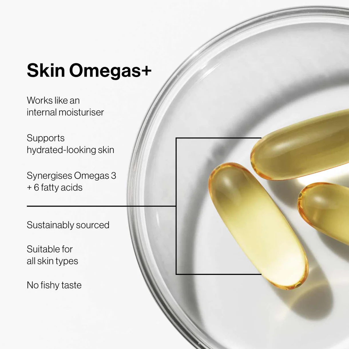 Skin Omegas + 60 Advanced Nutrition Programme Lux Aesthetics
