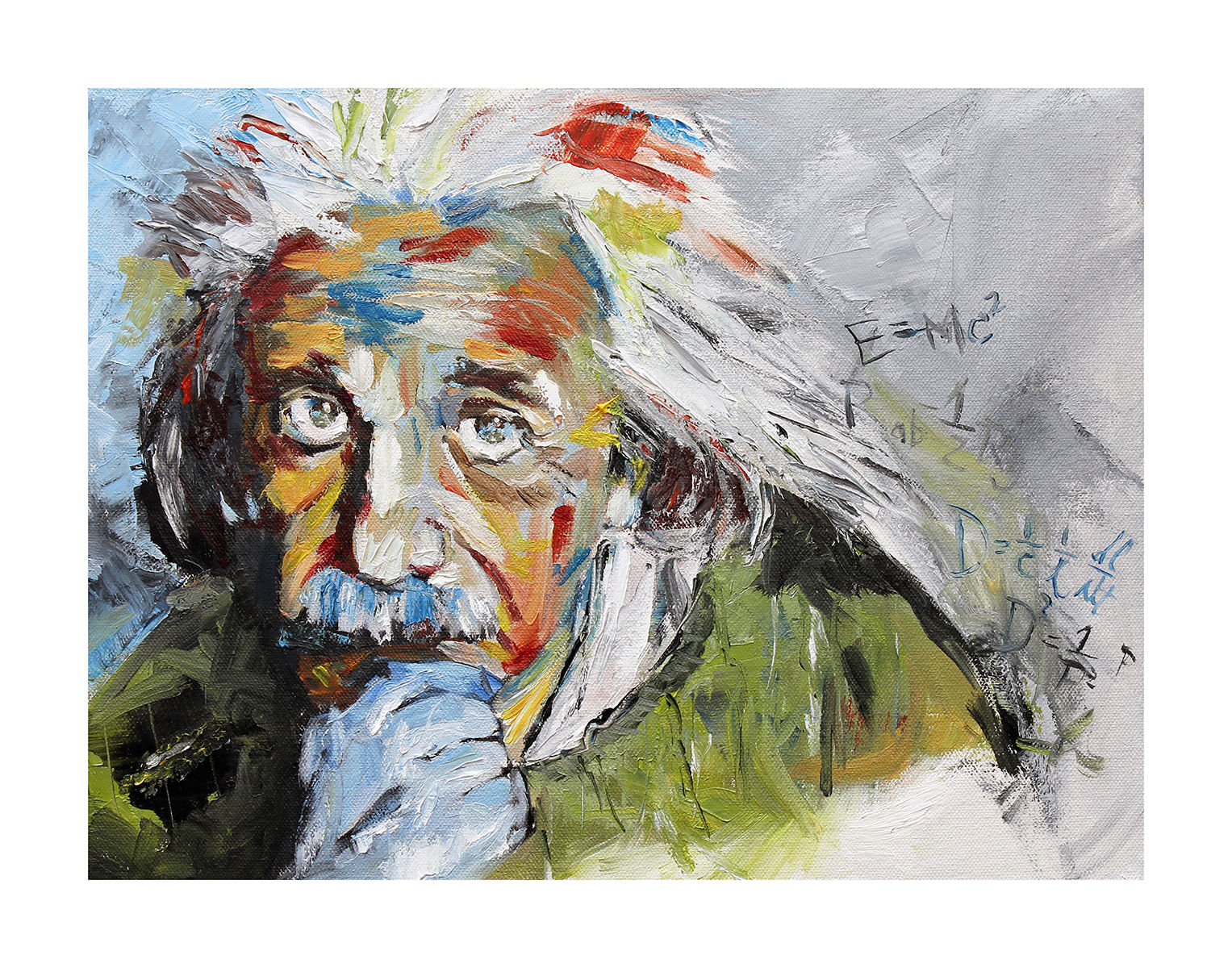 Einstein Print. 11 x 14