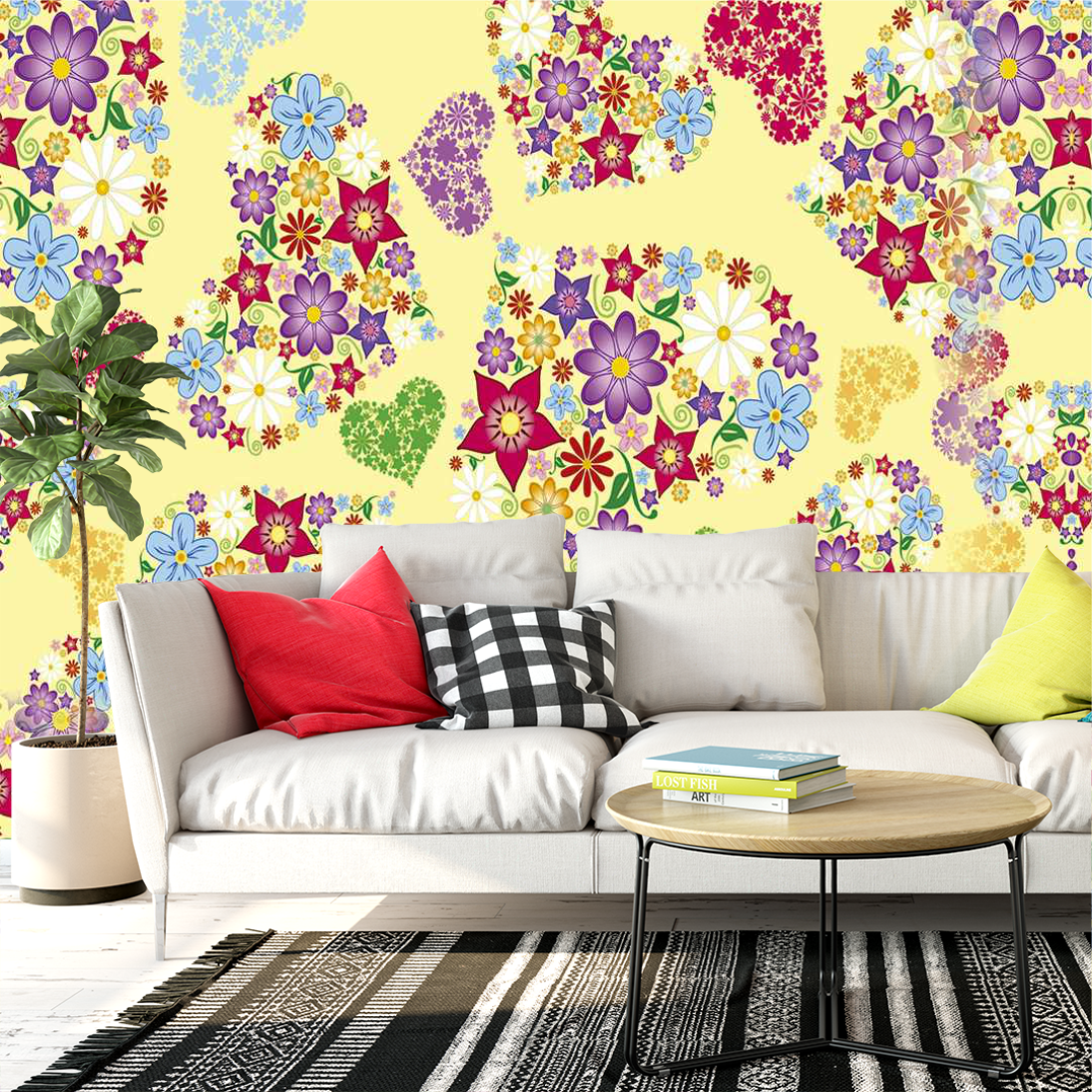 Papel de Parede Floral 24