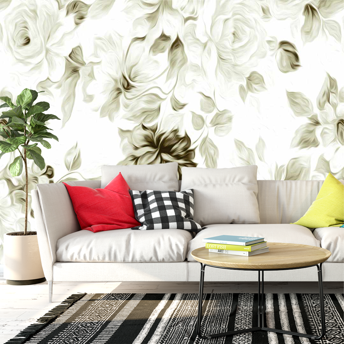 Papel de Parede Floral 71