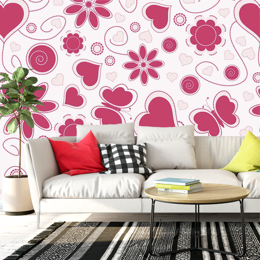 Papel de Parede Floral 43