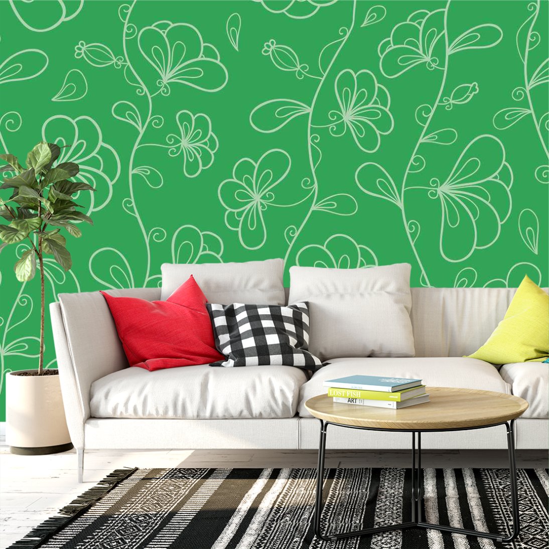 Papel de Parede Floral 39