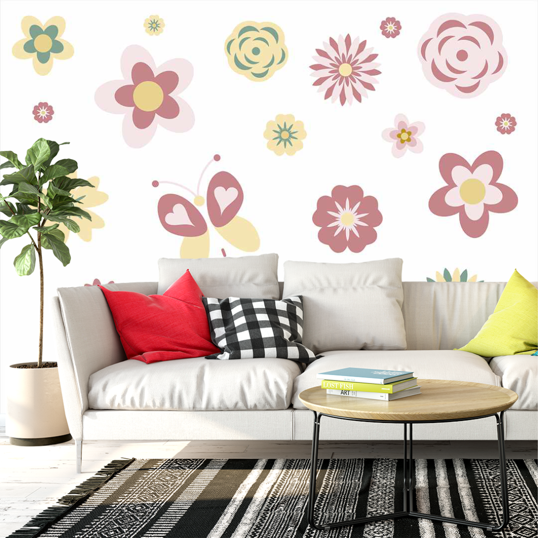 Papel de Parede Floral 35