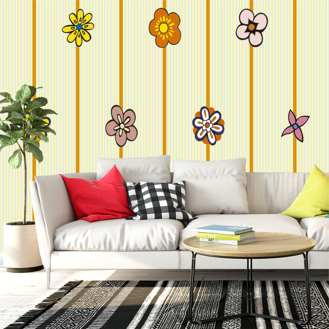 cópia de cópia de Papel de Parede Floral 09