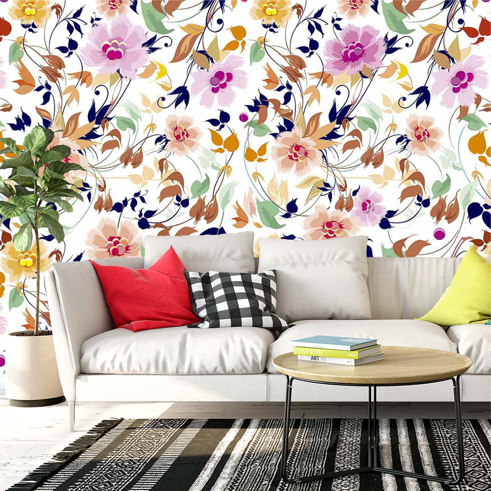 Papel de Parede Floral 49