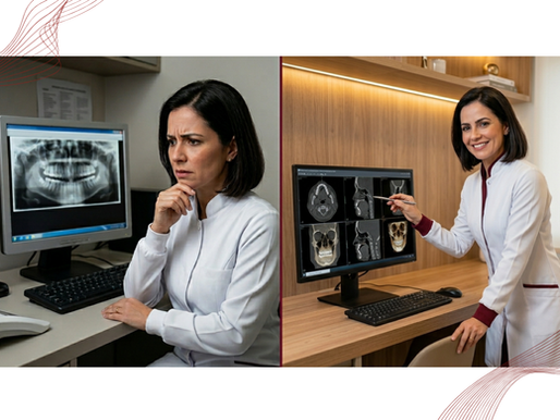 Quanto custa um diagnóstico incompleto? O impacto dos exames de imagem no sucesso dos tratamentos odontológicos