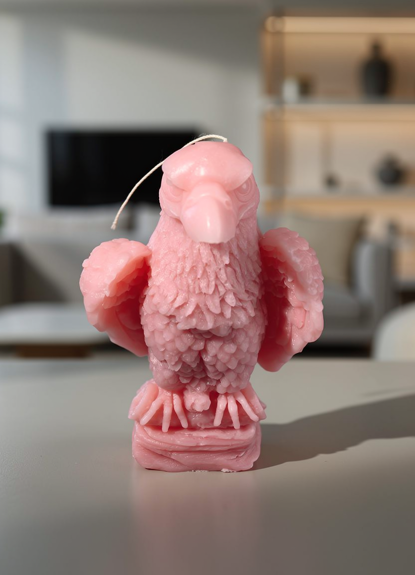 Thumbnail: eagle candle UK handmade, bird of prey candle gift, majestic eagle home décor candle UK