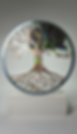 tree of life resin art iridescent wall décor circular tree sculpture handmade UK spiritual home décor