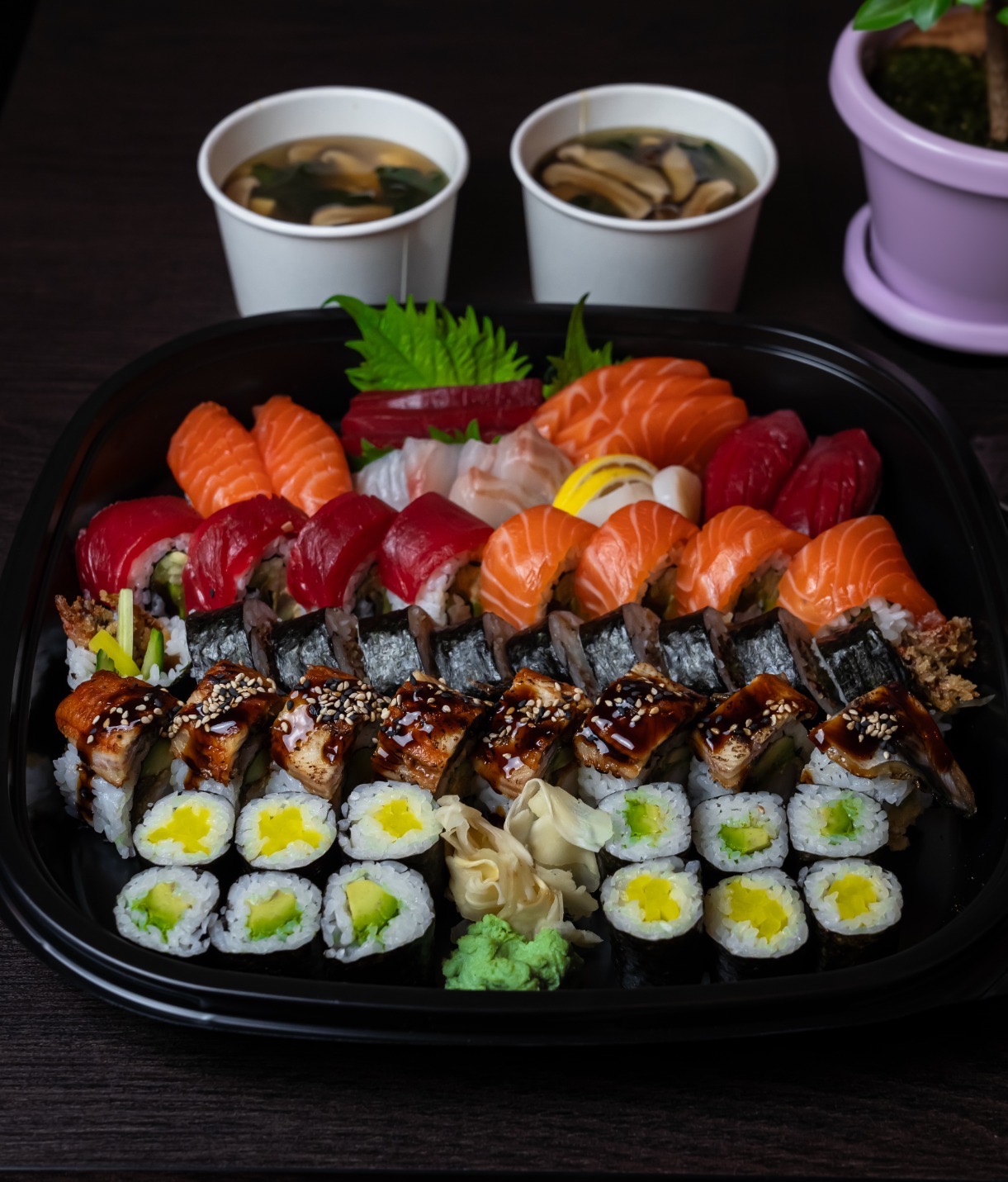 Arranged Food and Objects