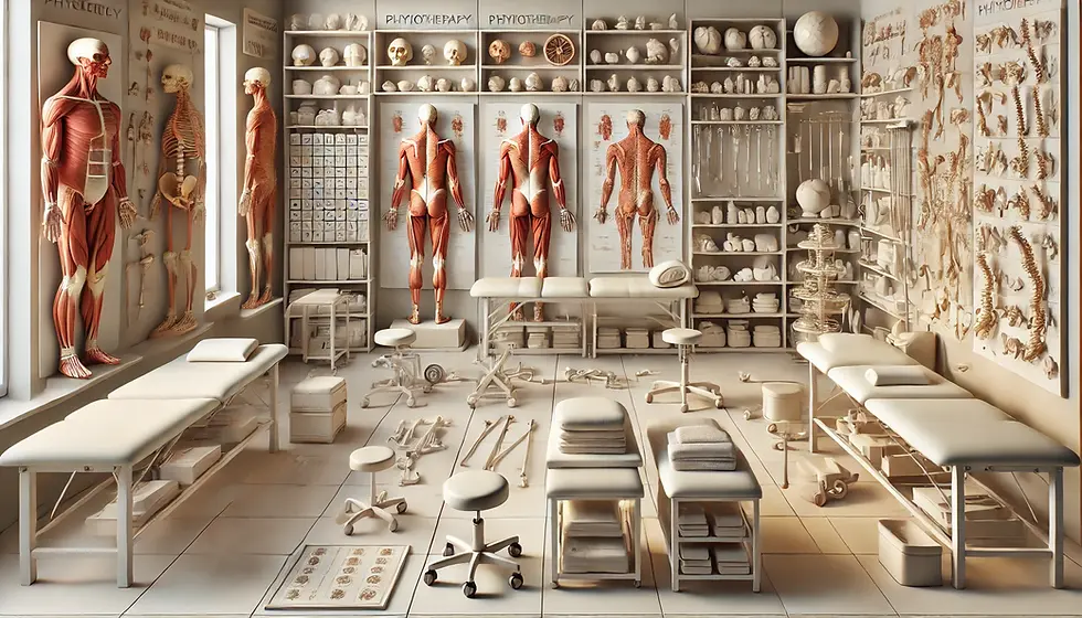 DALL·E 2025-02-03 21.36.27 - A physiotherapy-themed image filled with an extensive number 