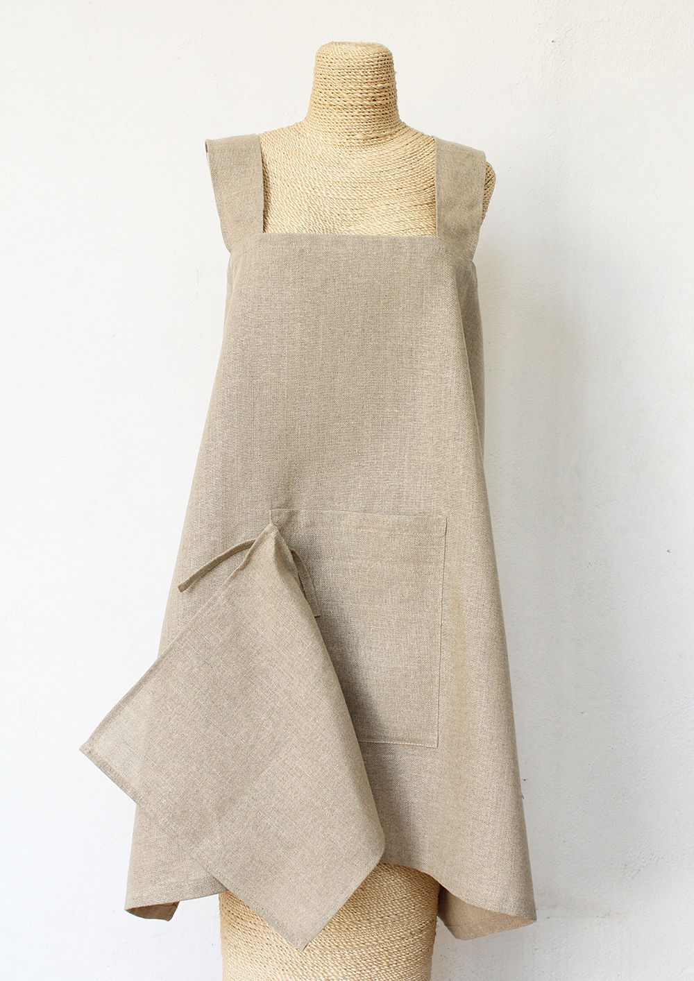 | Grembiule in lino | Incrocio