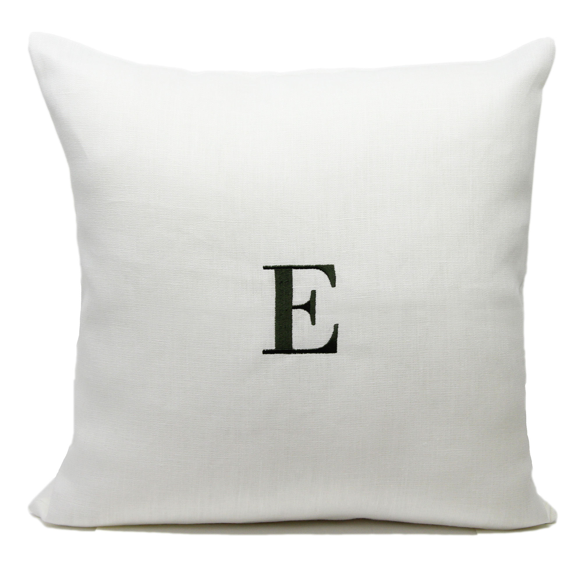 | Cuscino personalizzato | Puro lino con iniziali ricamate