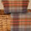 Miniatura: | Pochette personalizzate con ricamo | Lana tartan cognac
