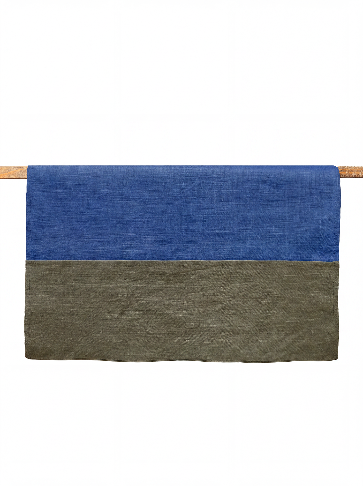 Runner colorato in lino | BICOLOR