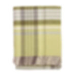 Plaid scozzese lana vergine merinos tartan verde chiaro con frange