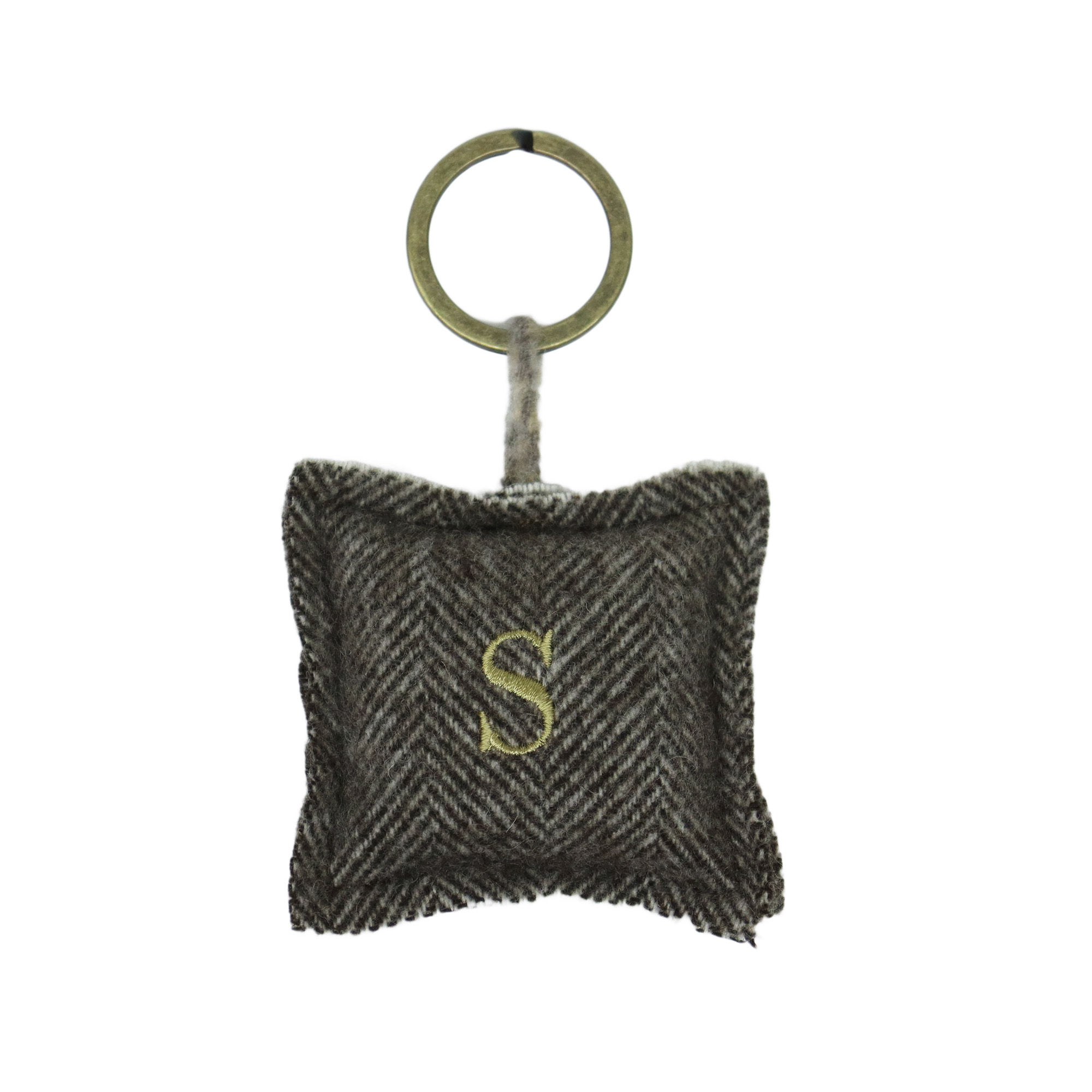 | Portachiavi personalizzato | Lana Cioccolato