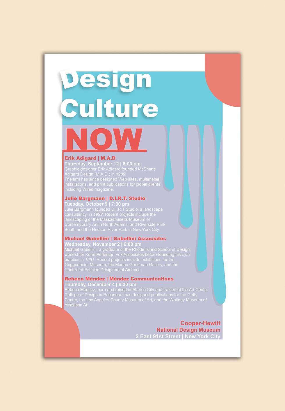 Design Culture NOW Poster