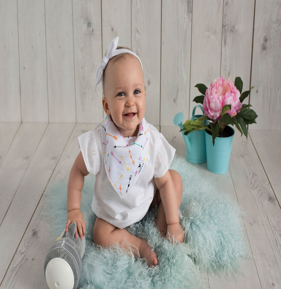 Thumbnail: Olyssa & Co Baby Bandana Drool Bibs