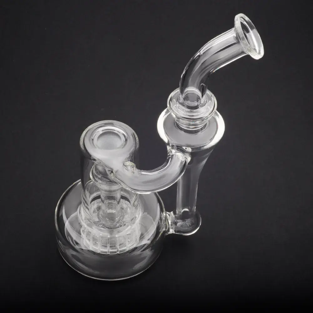 14mm Female Matrix Recycler – Perc Glass Water Pipe for Smooth Hits