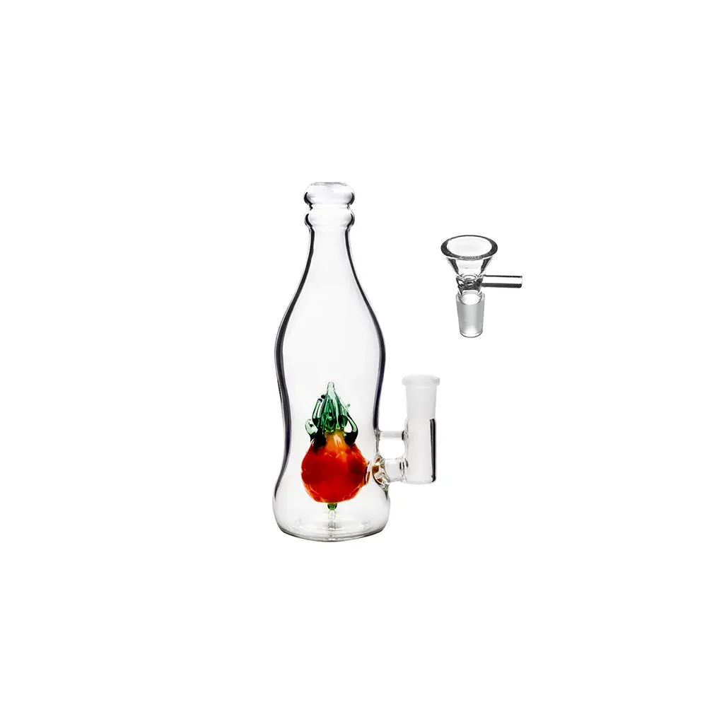 14mm Pineapple Bottle 7.8" Glass Water Pipe