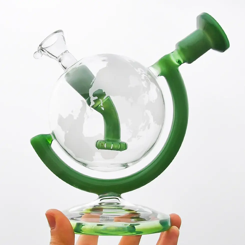 Thumbnail: Globe Recycler 5.7" Novelty Water Pipe