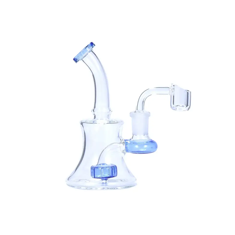 Thumbnail: 14mm Portable 5.5inch Matrix Shower Head Perc Bent...