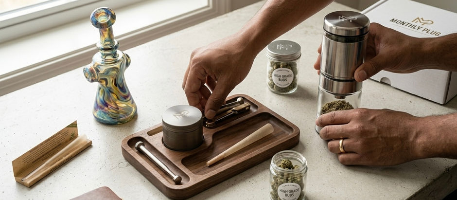 A curated collection of cool smoking accessories and innovative lifestyle gear from the Monthly Plug online shop.