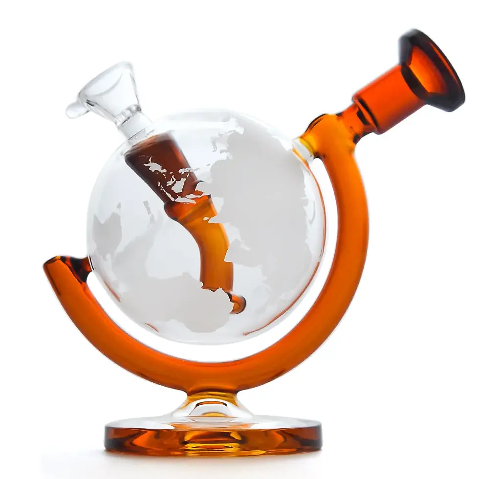 Thumbnail: Globe Recycler 5.7" Novelty Water Pipe