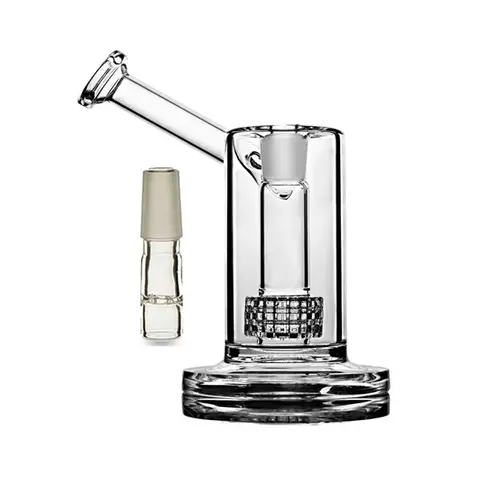 Mobius Matrix Perc Glass Sidecar Water Bubbler Pipe Bong with WPA Kit