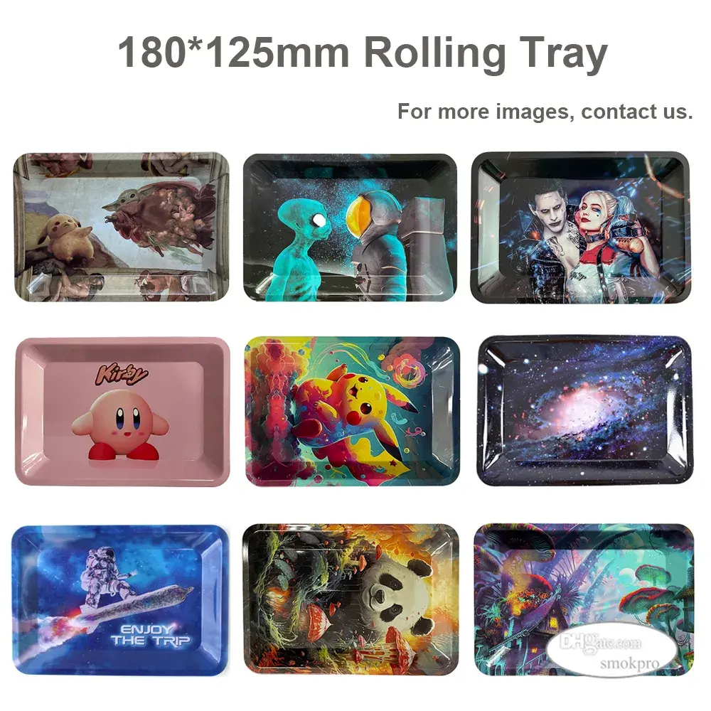 Metal Rolling Tray 180x125mm