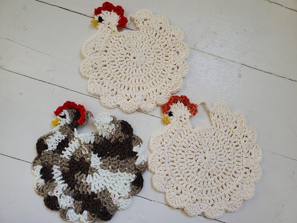 Thumbnail: Chicken washcloth pattern