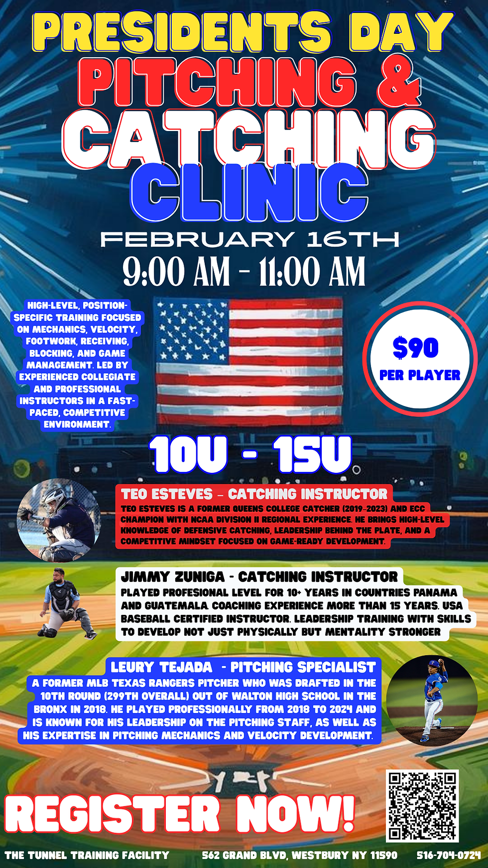 President Day Pitching & Catching Clinic