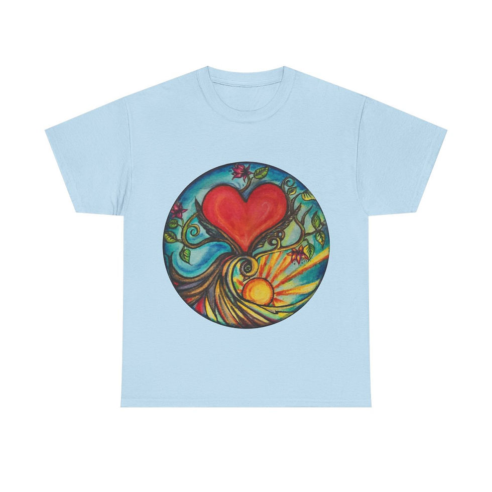 Thumbnail: One love Unisex Heavy Cotton Tee