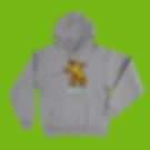 Humphrey B. Bear - Light Grey Awesome Hoodie Sweatshirt Adult