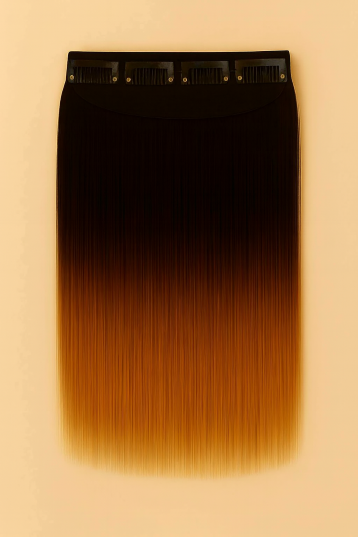 Thumbnail: 3 Piece | Ombre Color | Hair Extension & Volumizer | 100% Human Hair