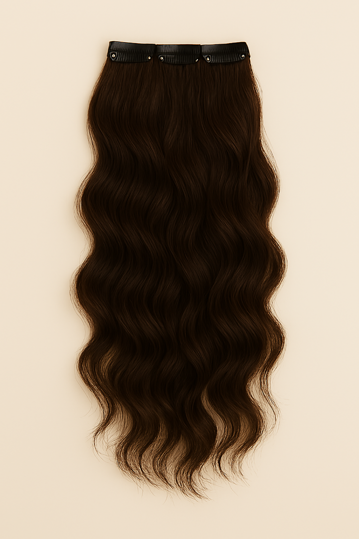 Thumbnail: 1 Piece | Dark Brown | Hair Extension & Volumizer | 100% Human Hair