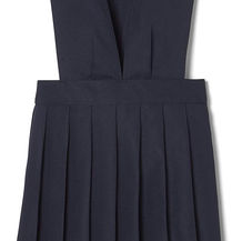  French Toast girls V-neck Jumper School Uniform Dress, Navy, 3T US 