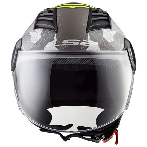 Küçük resim: LS2 AIRFLOW CAMO MAT TITANIUM-SARI KASK