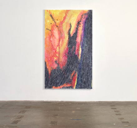 2020
46" x 77" x 2.5"
canvas
acrylic paint, silicone, glass oxide