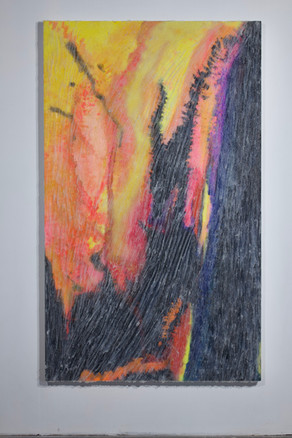 2020
46" x 77" x 2.5"
canvas
acrylic paint, silicone, glass oxide