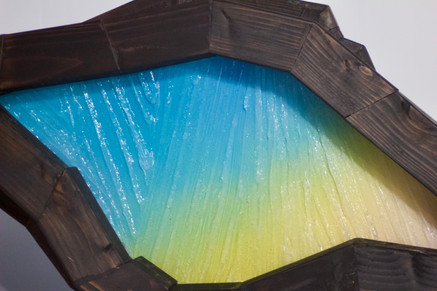 2021
silicone, acrylic, wood
20"h x 43"w x 8"d