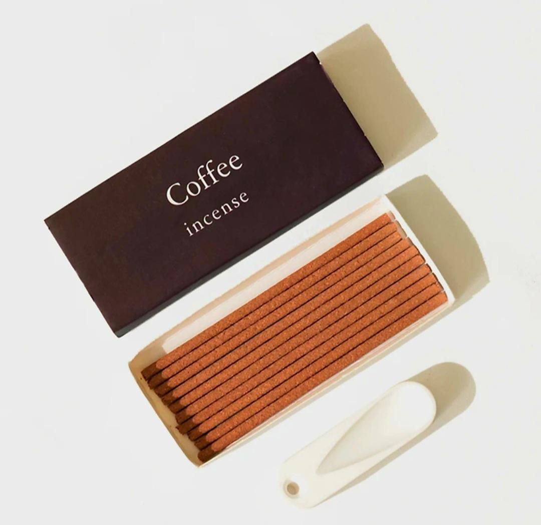 Coffee  Incense Sticks & Holder Set 15.3g